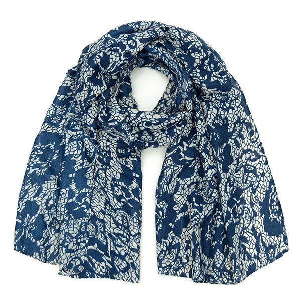 Esarfa eleganta Layse albastru